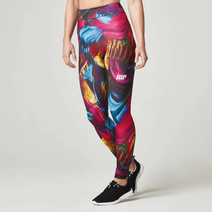 Myprotein Women’s Leggings – Psychedelic Swirl