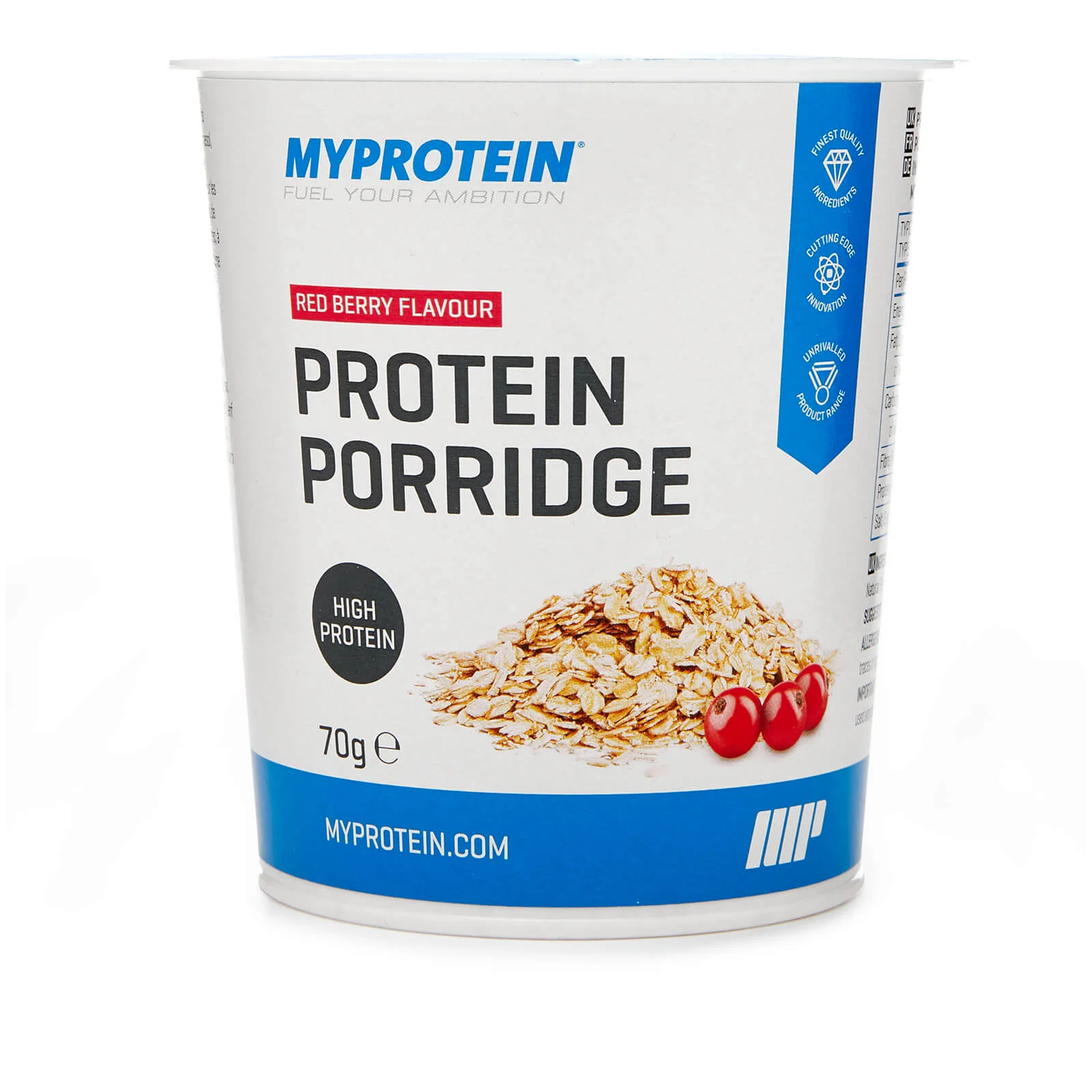 Protein Porridge Pot (Sample) - 70g - Red Berry Image 1