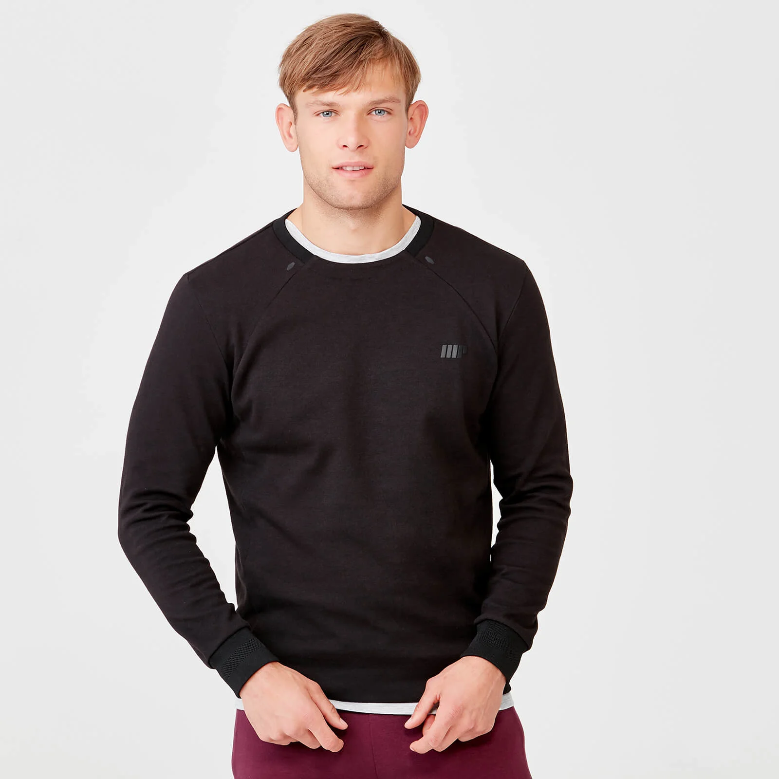 Pro-Tech Crew Neck Sweatshirt 2.0 - S - Black Image 1