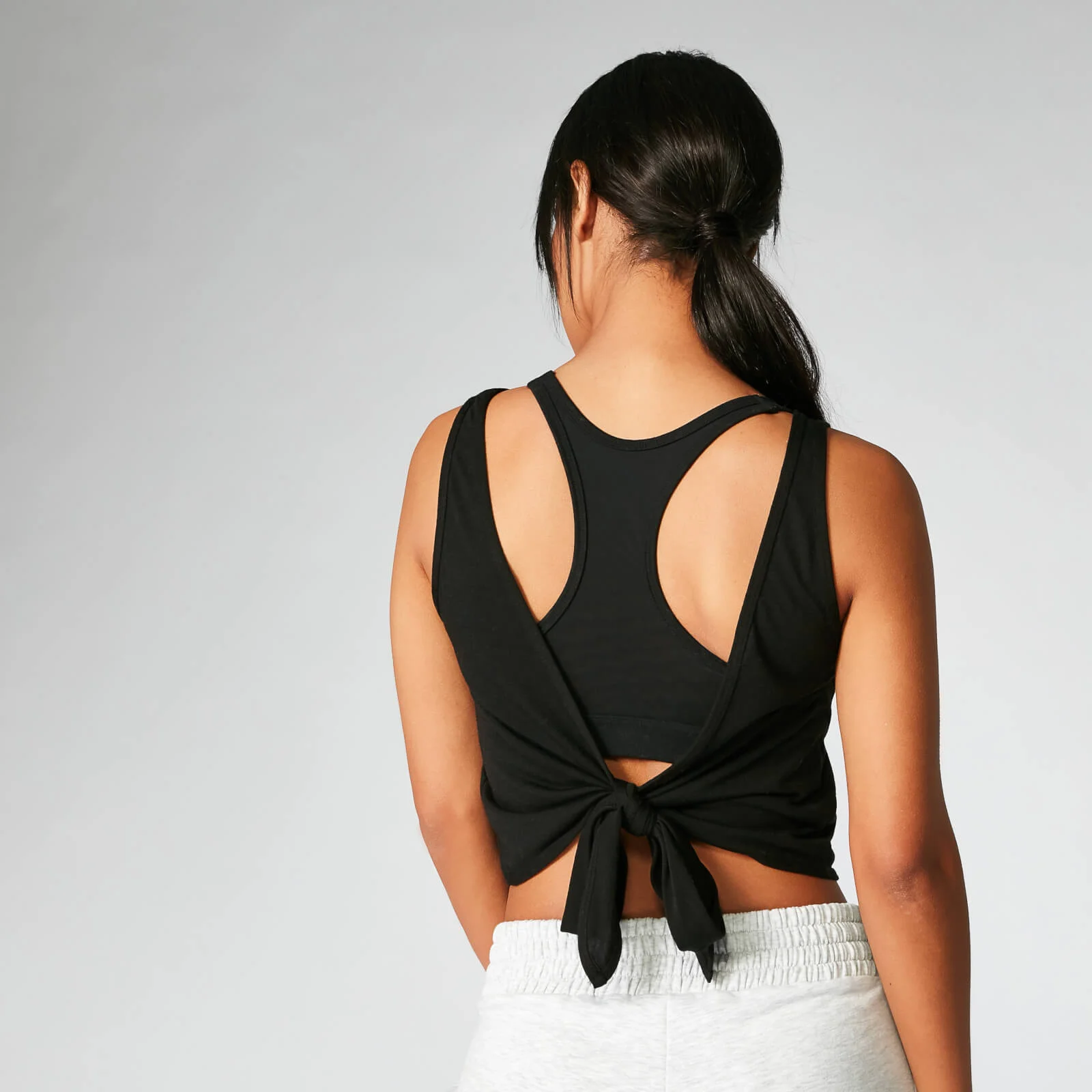 MP Tie-Up Vest - Black - XS Image 1