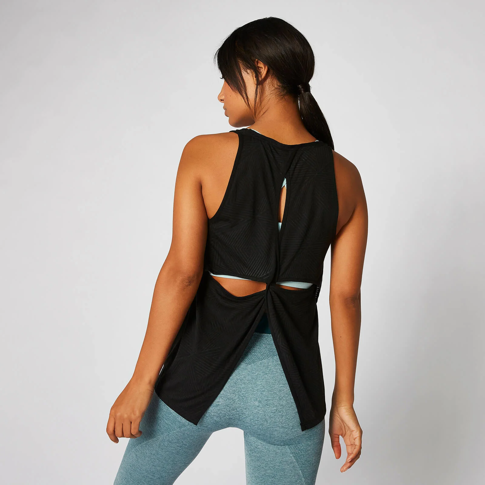 Bliss Burnout Vest - Black - XS Image 1