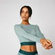 Inspire Seamless Crop Top - Teal