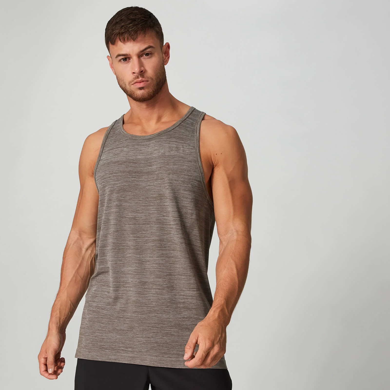 Lightweight Seamless Tank - Driftwood Marl - XS Image 1