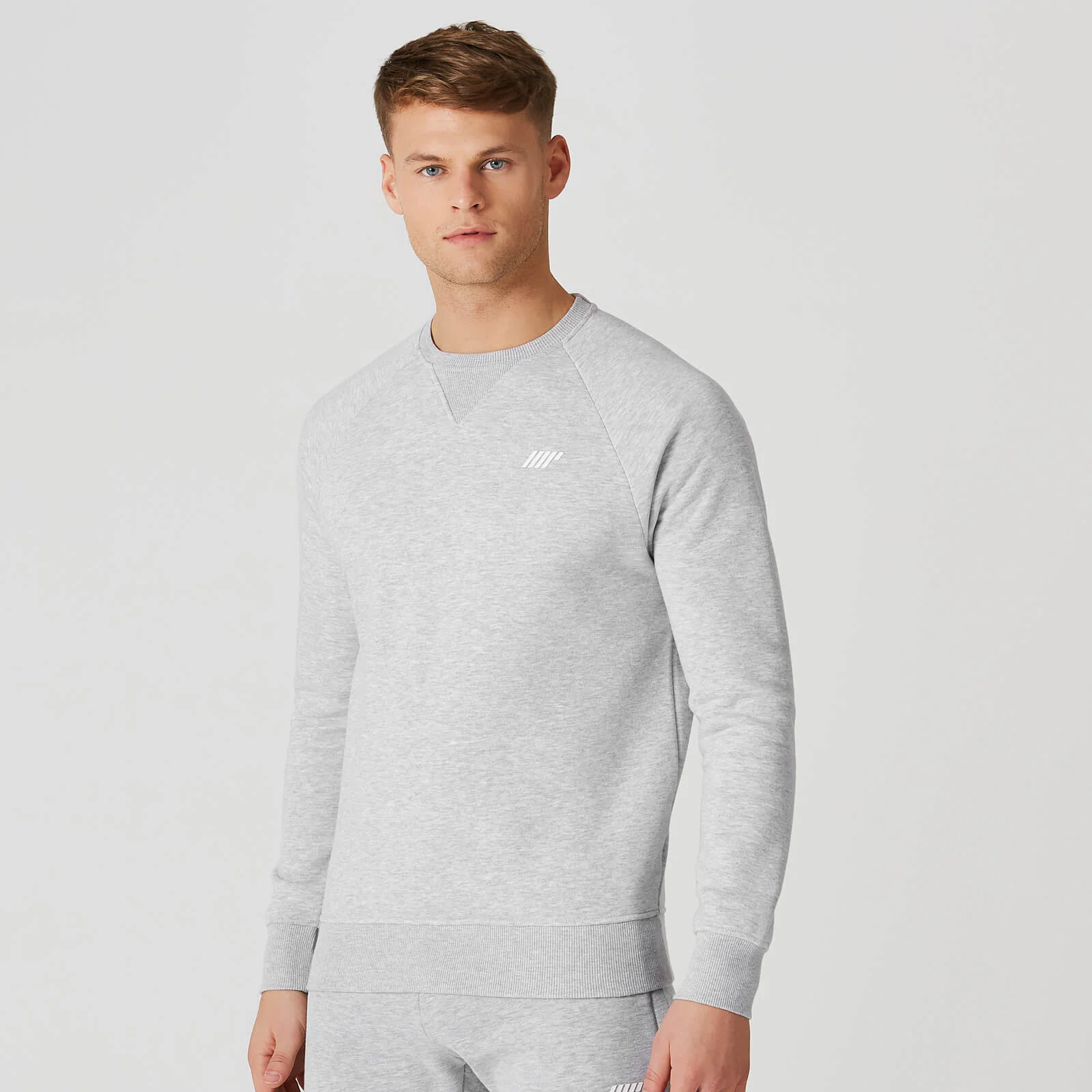 Tru-Fit Crew Neck 2.0 - Grey Marl - XL Image 1