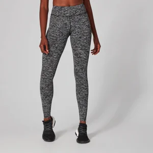 MP Women's Power Leggings - Black Space Dye - Size XXS