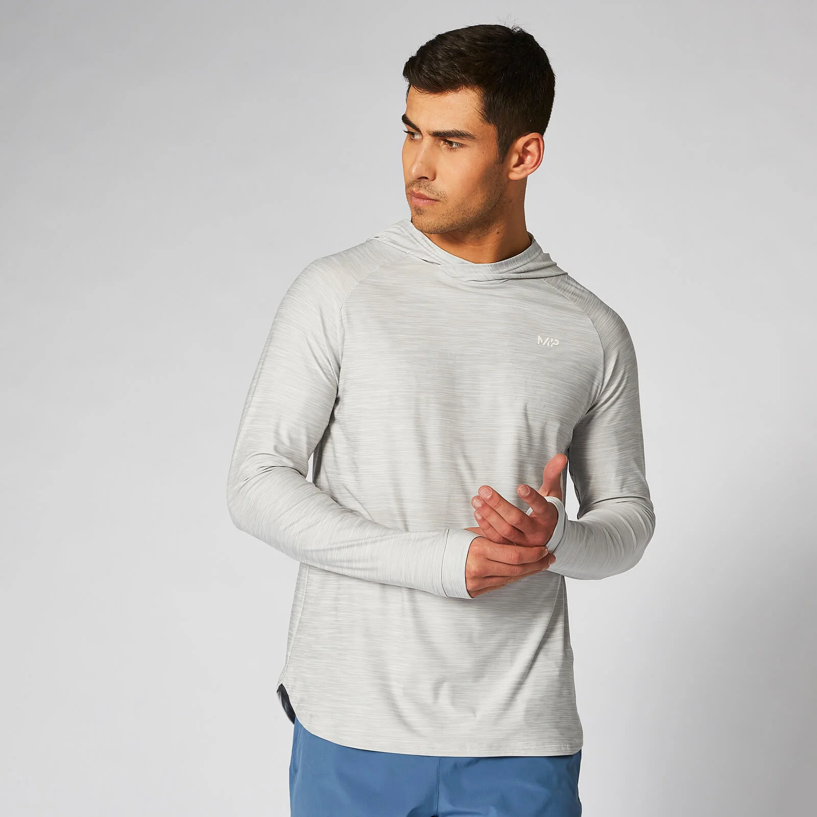 Dry-Tech Infinity Hoodie - Silver Marl - XS Image 1