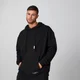 Neon Signature Oversized Hoodie - Black