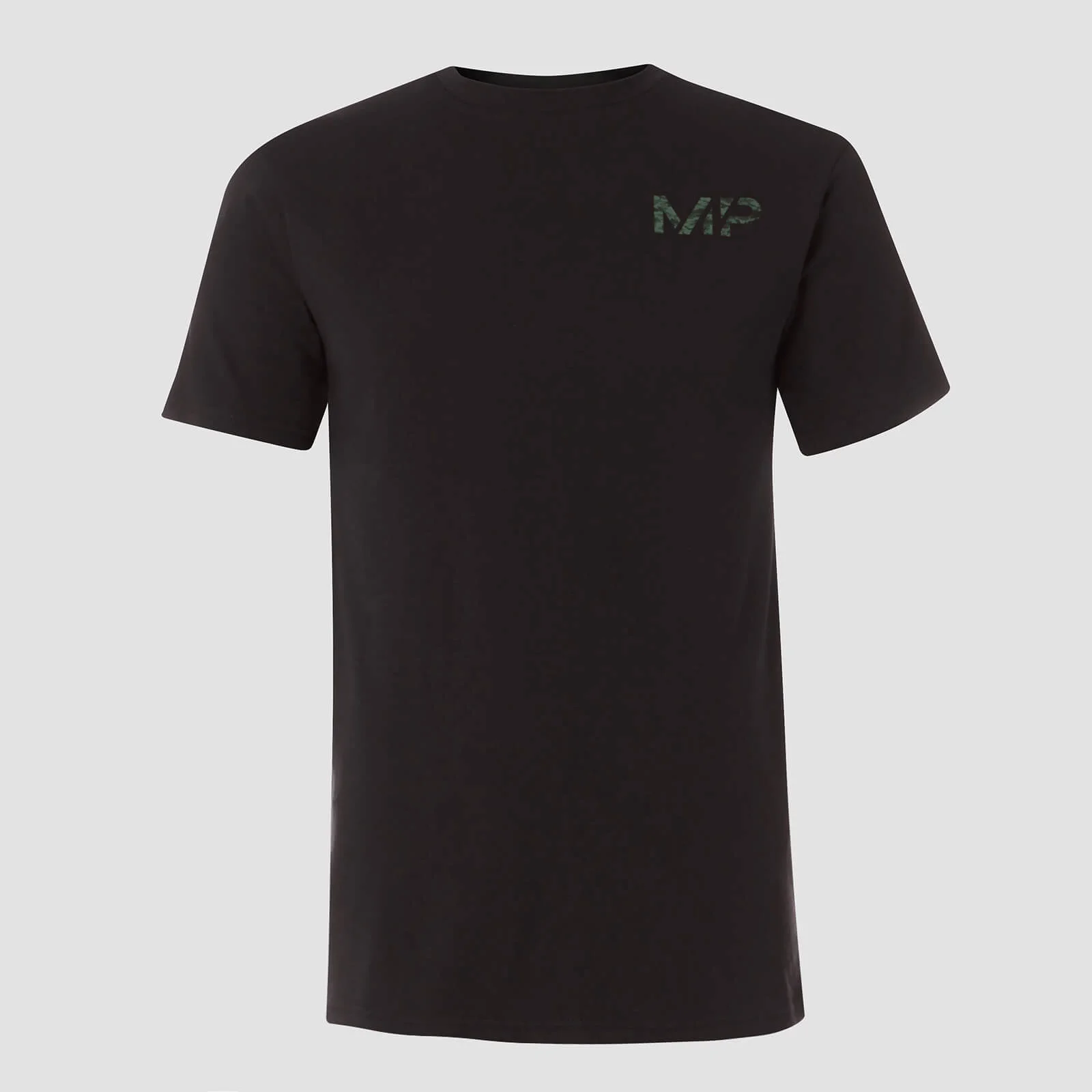 MP Men's Geo Camo T-Shirt - Black/Green - XS Image 1
