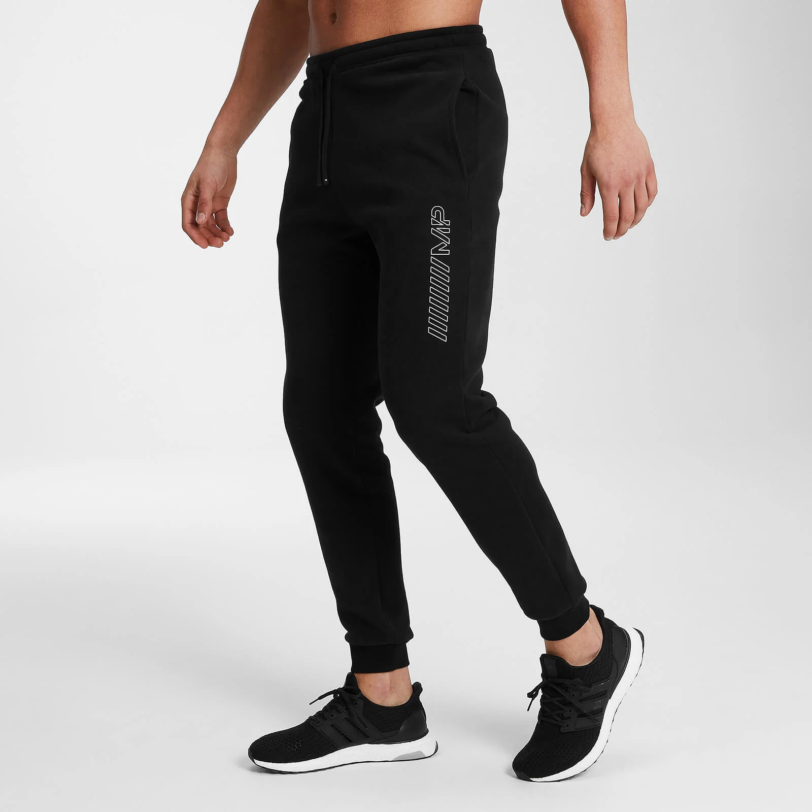 MP Men's Outline Graphic Joggers - Black - XXS Image 1
