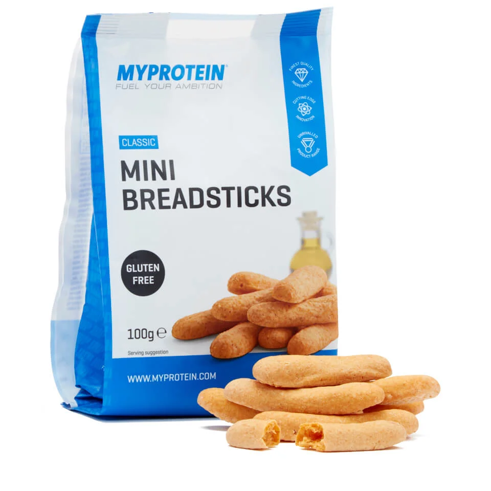 Gluten Free Mini Breadsticks - 100g - Classic Image 1