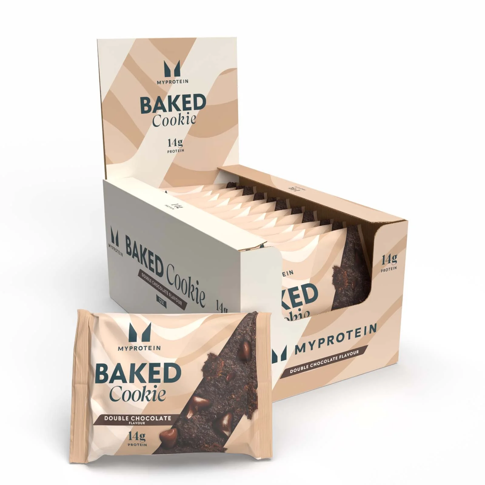 Baked Protein Cookie - 12 x 75g - Chocolate Image 1