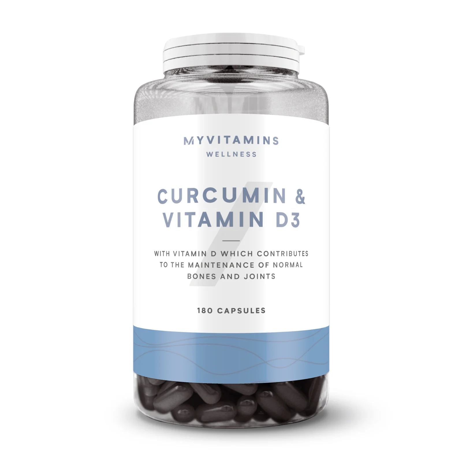 Curcumin & Vitamin D3 Capsules - 180Capsules Image 1