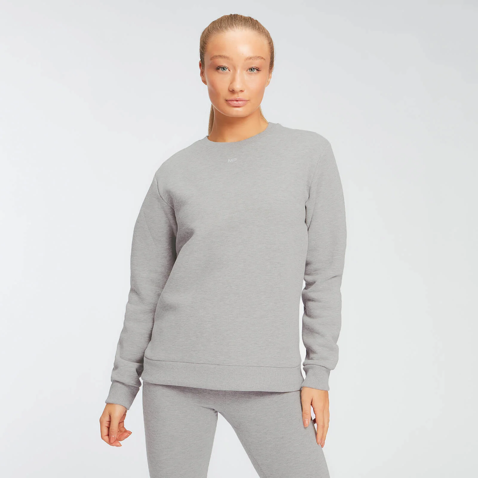 MP Women's Rest Day Sweatshirt - Grey Marl - S Image 1