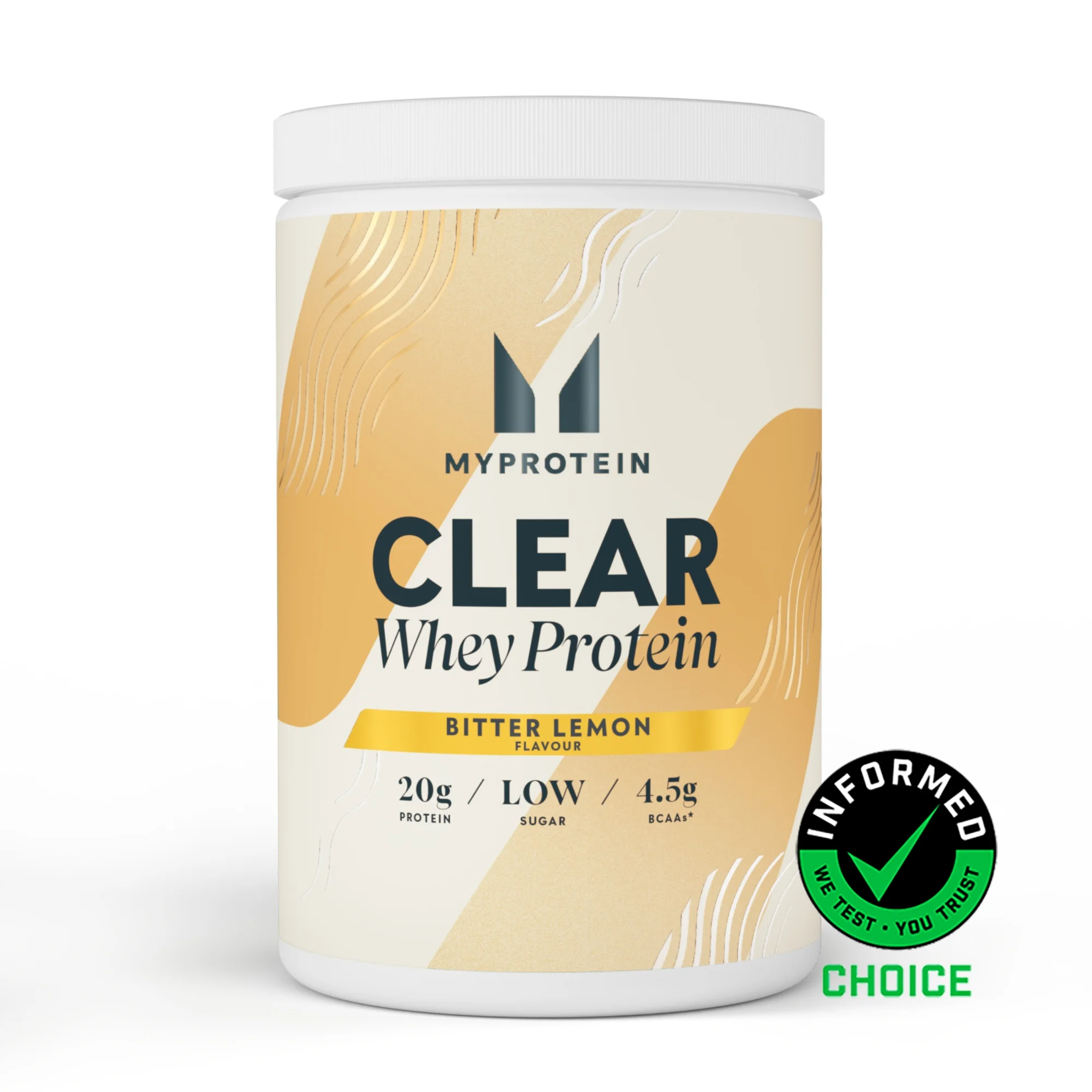 Clear Whey Protein Powder - 875g - 35servings - Bitter Lemon Image 1