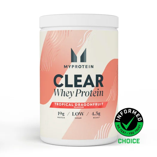 Clear Whey Protein Powder - 500g - 20servings - Tropical Dragonfruit