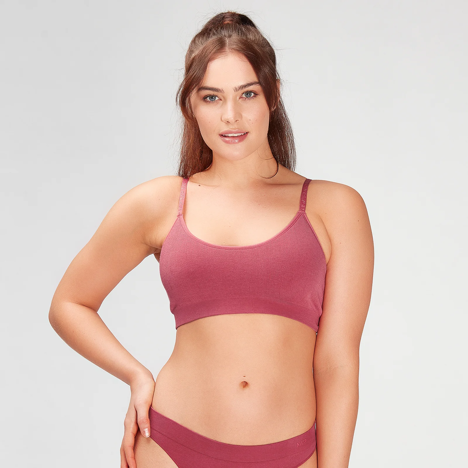 MP Women's Composure Seamless Bralette - Berry Pink - XS Image 1