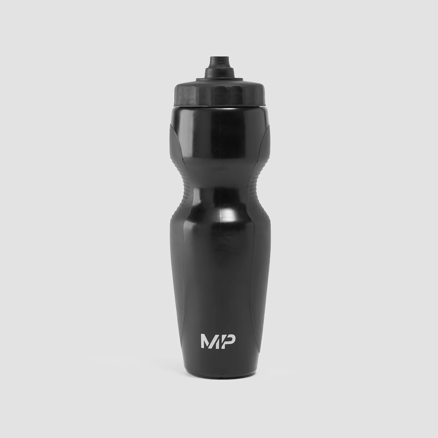 MP Plastic Water Bottle 500ml - Black Image 1