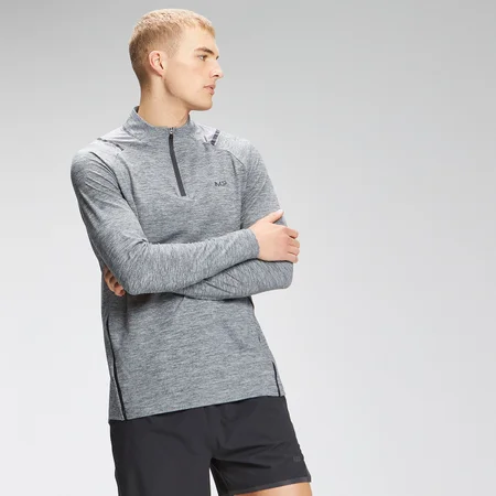 MP Men's Velocity 1/4 Zip Top - Charcoal Marl