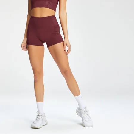 MP Women's Adapt Camo Booty Shorts - Merlot