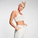 MP Women's Mini Mark Graphic Bra - Light Grey Marl