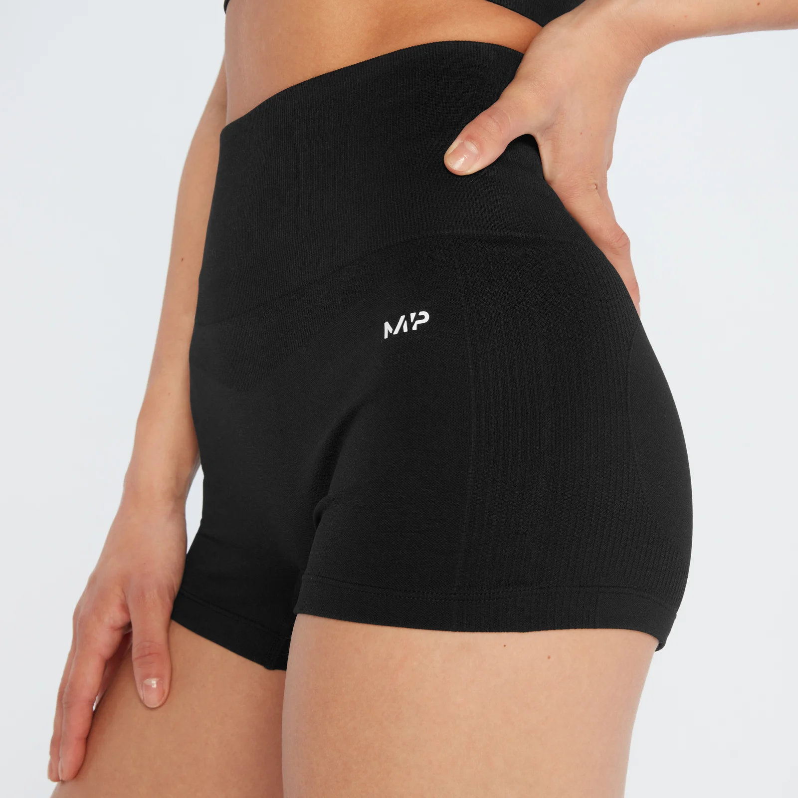 MP Women's Shape Seamless Booty Shorts Black MYPROTEIN™