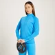 MP Women's Linear Mark Training 1/4 Zip Top - Bright Blue