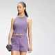 MP Women's Rest Day Cropped Rib Vest - Smokey Purple