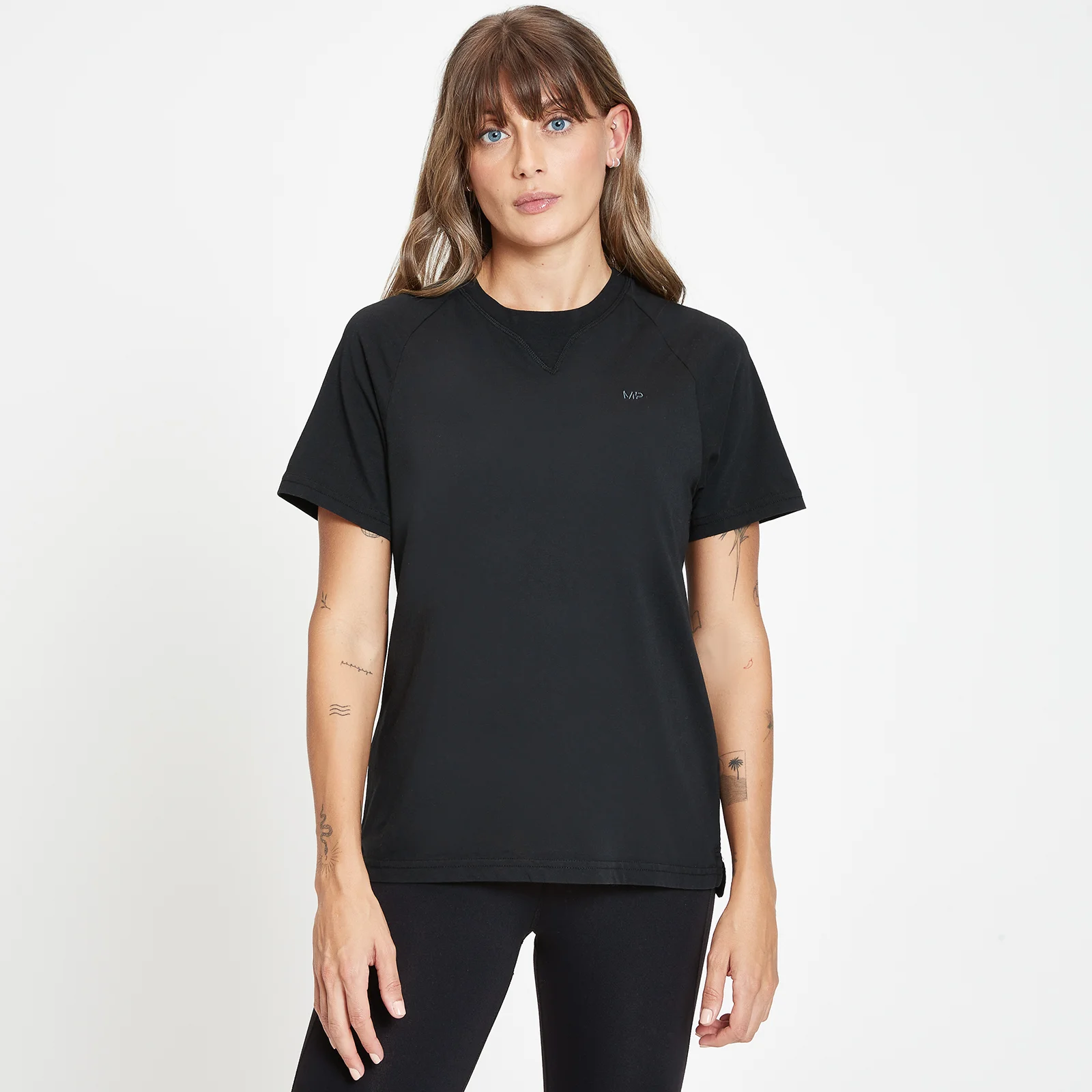 MP Women's Rest Day Longline T-Shirt - Black - XXS Image 1