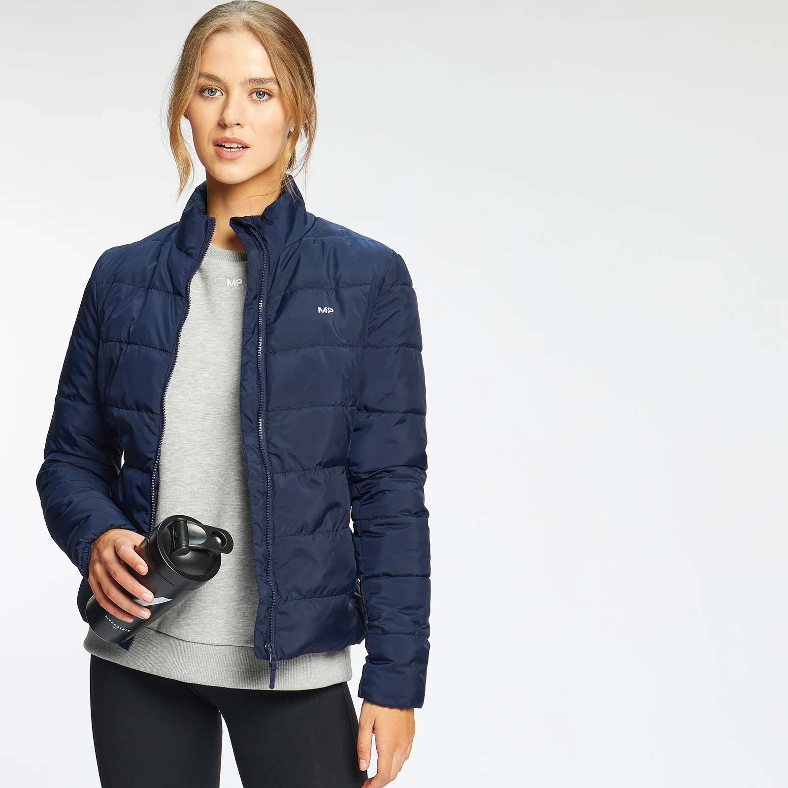 MP Women's Outerwear Lightweight Puffer Jacket - Navy - XXS Image 1