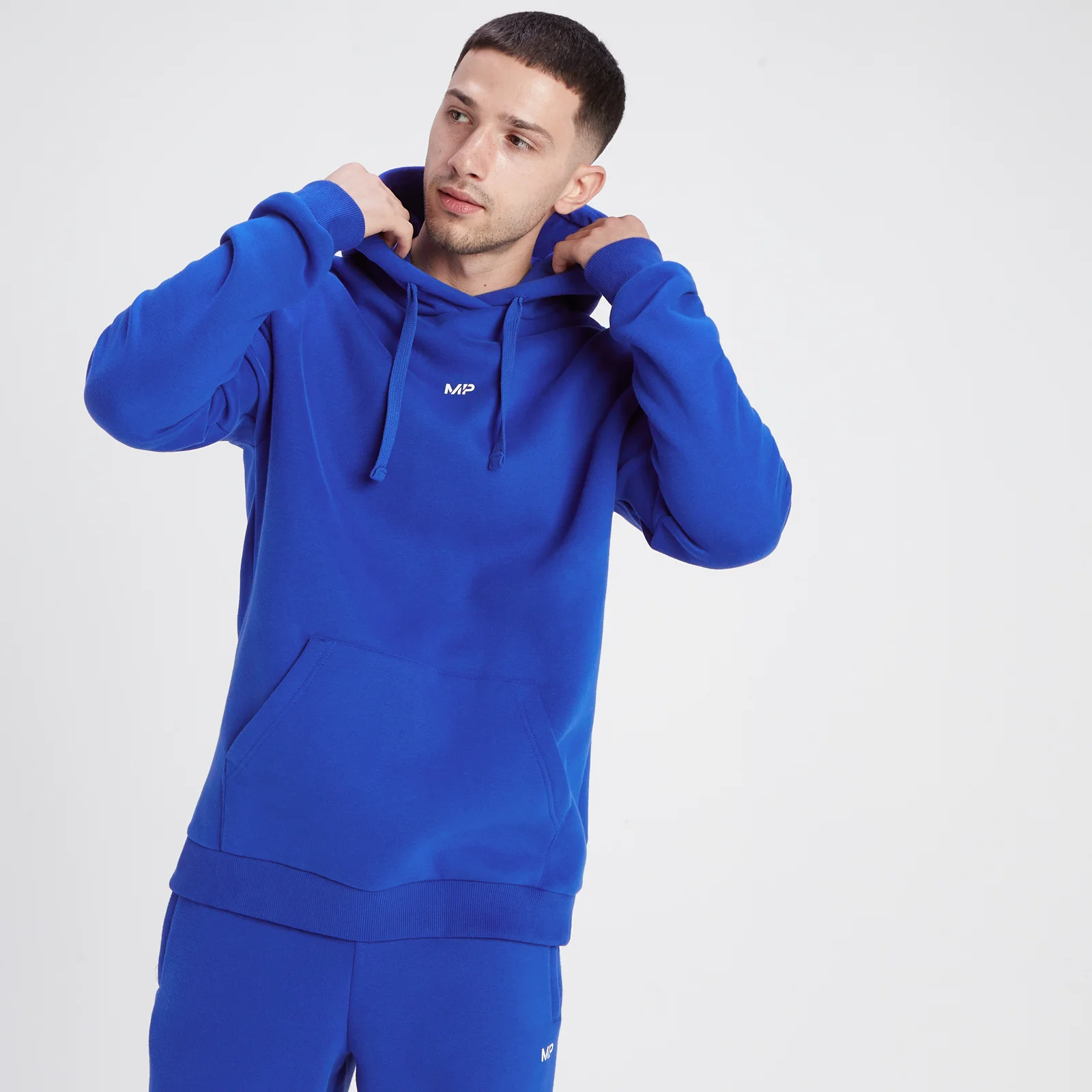 MP Men's Crayola Rest Day Hoodie - Cadet Blue - XXS Image 1