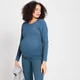 MP Women's Power Maternity Long Sleeve Top - Dust Blue