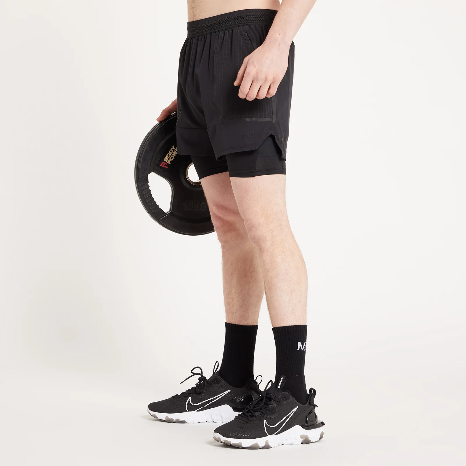 MP Men's Tempo Ultra 2 In 1 Shorts - Black - XXS Image 1