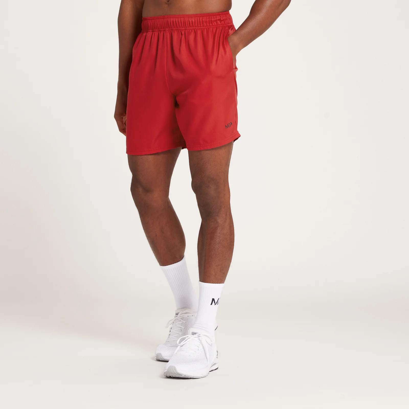 MP Men's Repeat MP Graphic Training Shorts - Wine - XXS Image 1