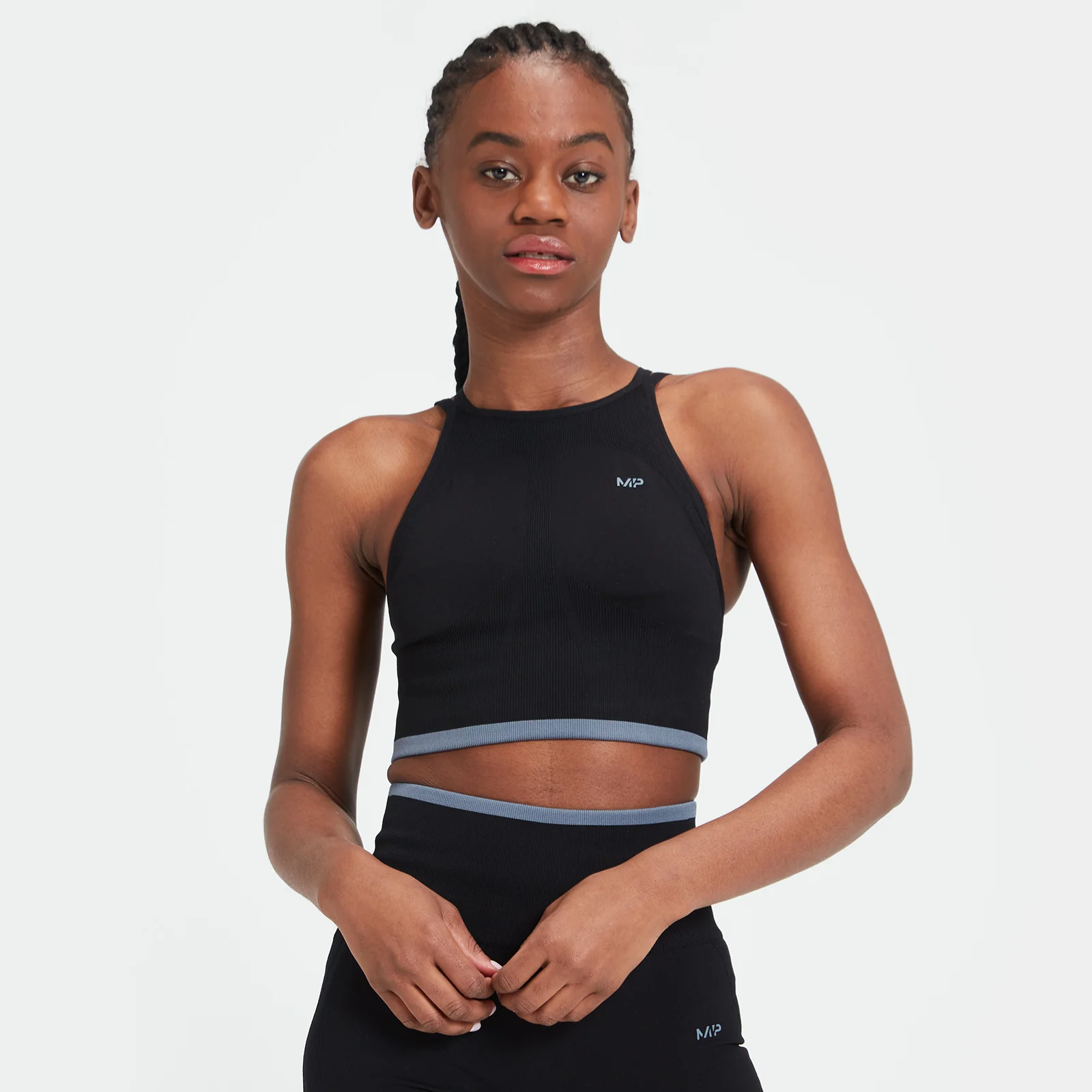MP Women's Adapt Seamless Sports Bra - Black - M Image 1