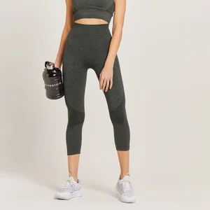 MP Women's Curve High Waisted 3/4 Leggings - Carbon Marl - Size XXS