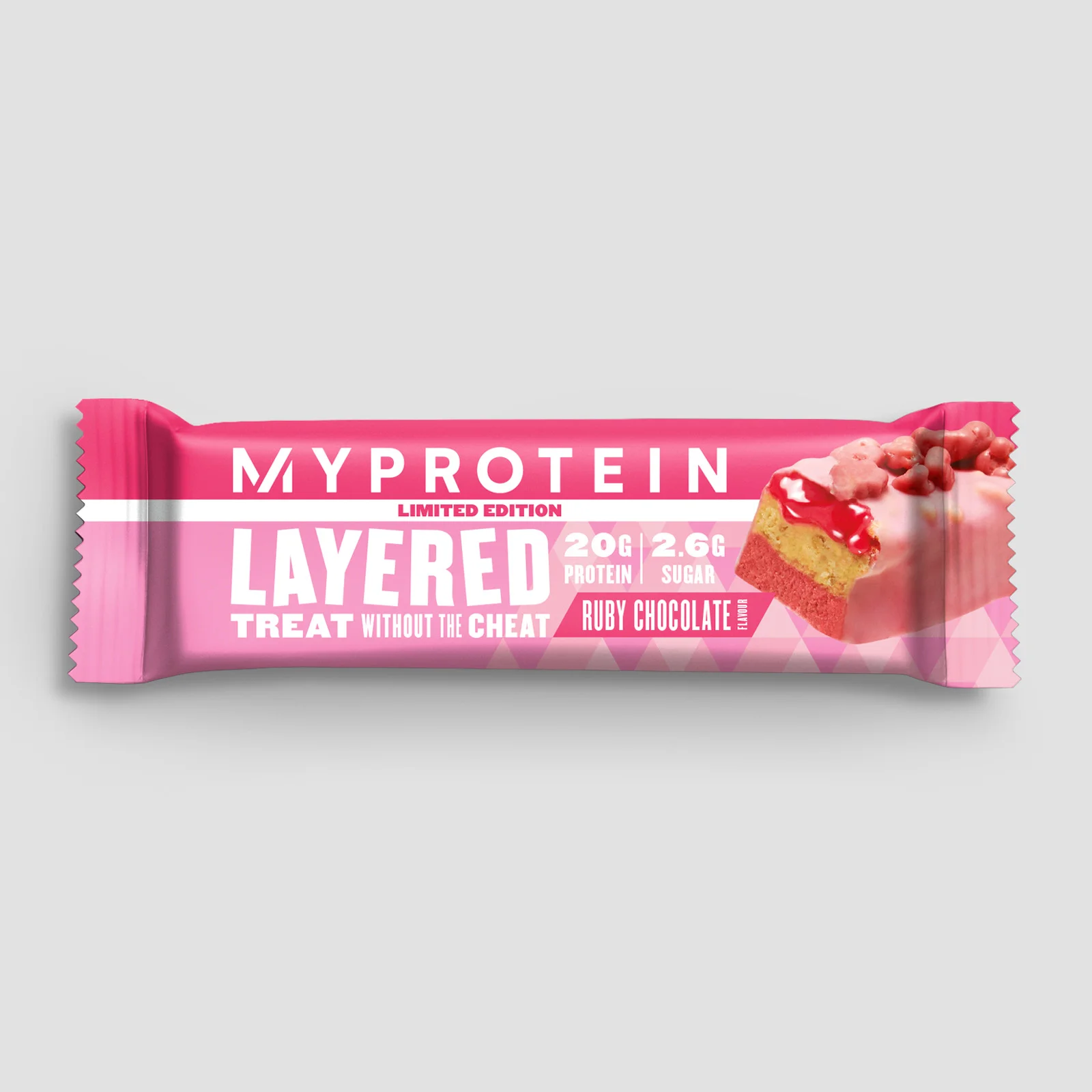 Speculoos Flavour Layered Bar (Sample) - Ruby Chocolate Image 1