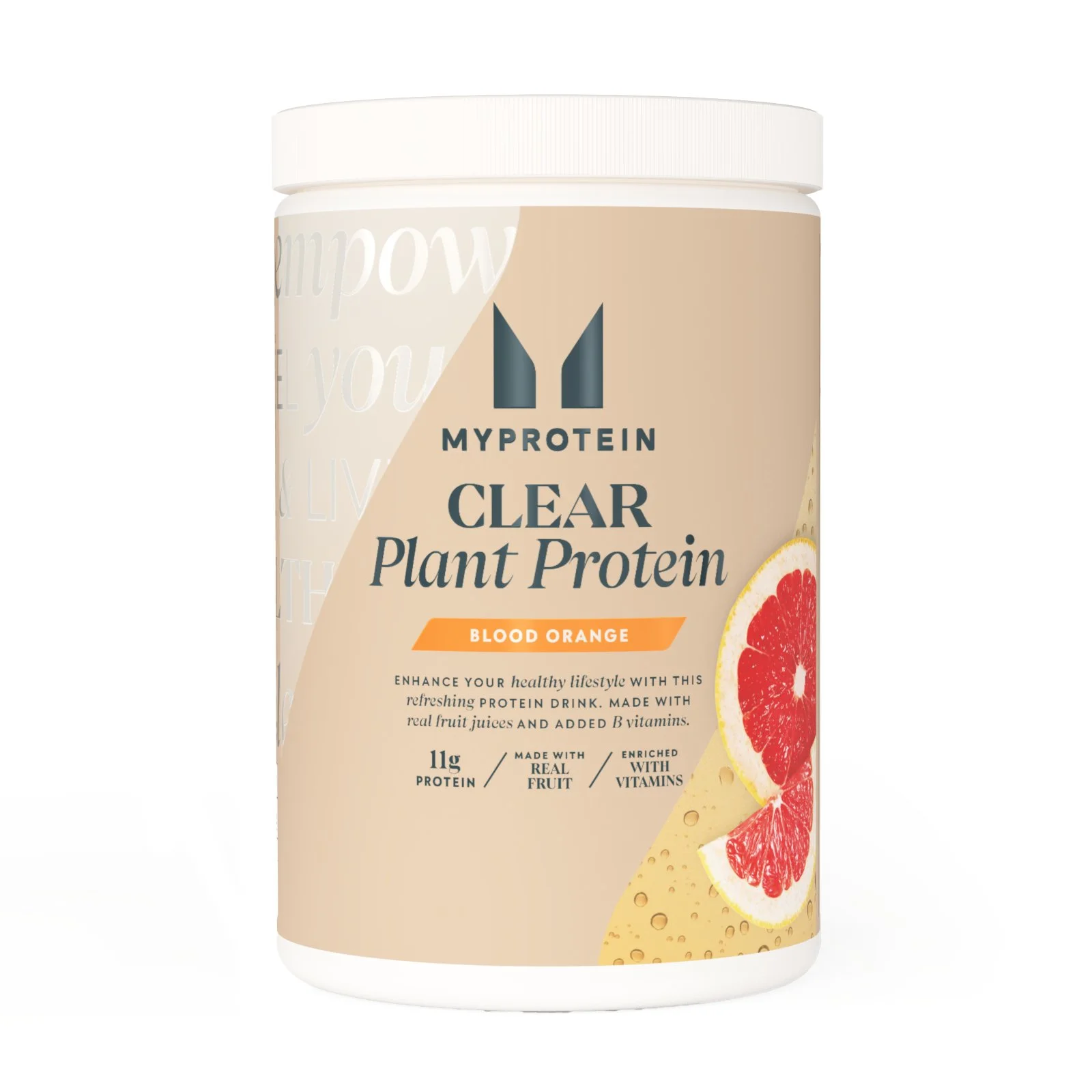 Clear Vegan Protein - 40servings - Blood Orange Image 1