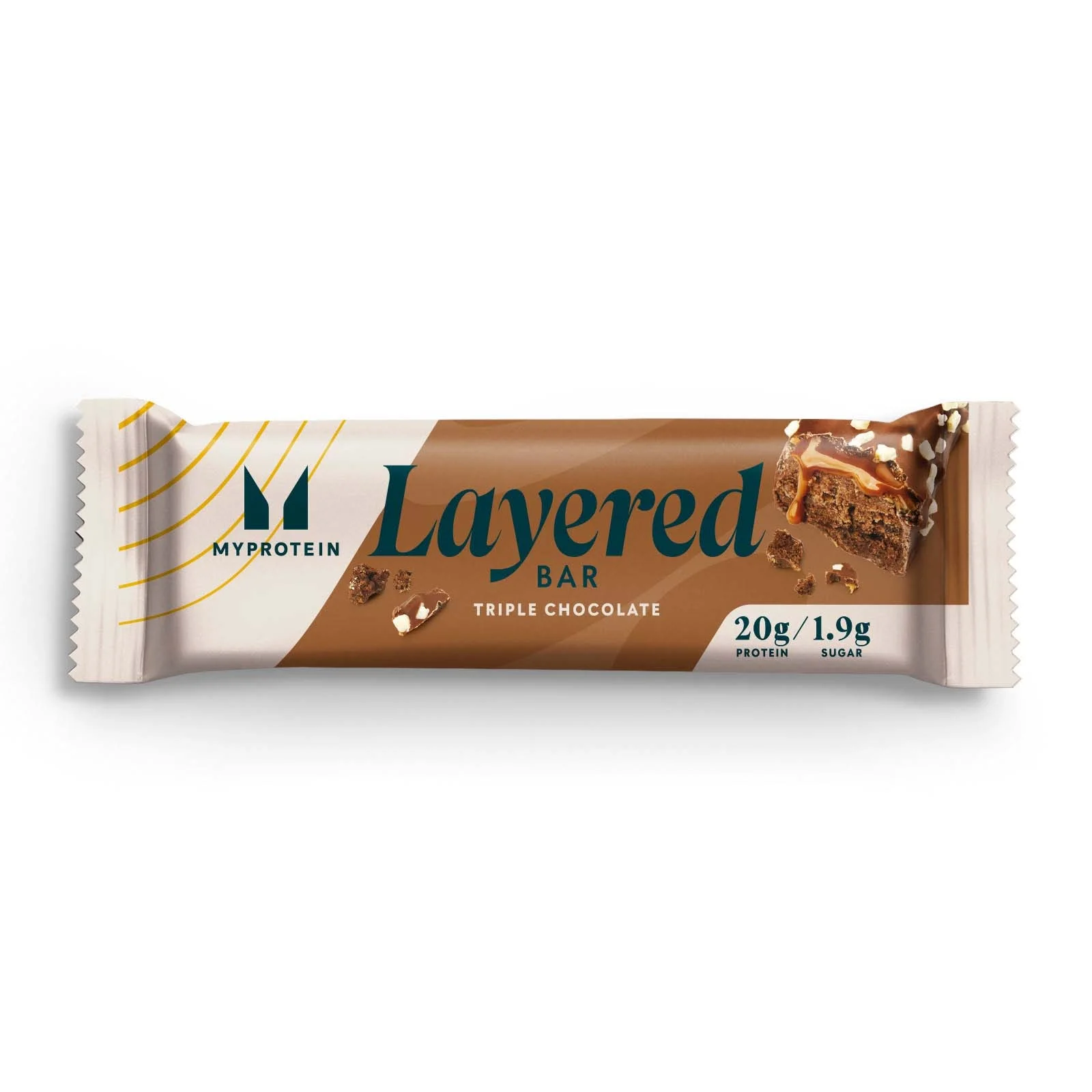 Layered Protein Bar (Sample) - Triple Chocolate Fudge Image 1