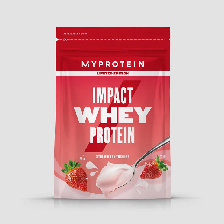 Impact Whey Protein - Strawberry Yoghurt flavour - 1kg - Strawberry Yoghurt