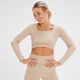 MP x Tatiana Seamless Long Sleeve Crop Top - Cream