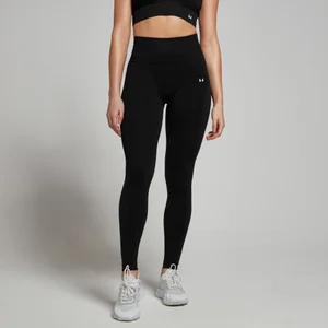 MP Women's Tempo Seamless Scrunch Leggings - Black - Size M