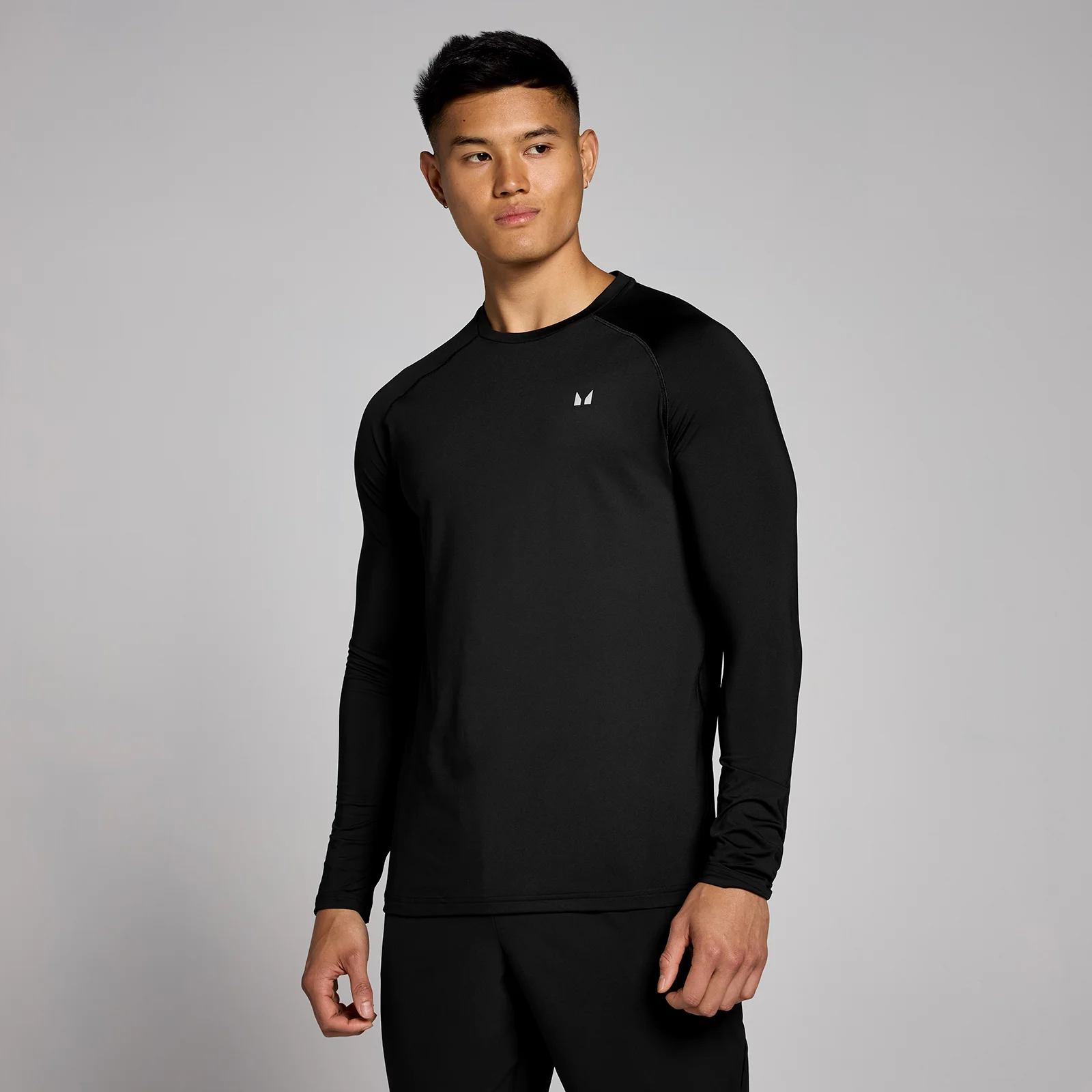 MP Men's Training Long Sleeve T-Shirt - Black - M Image 1