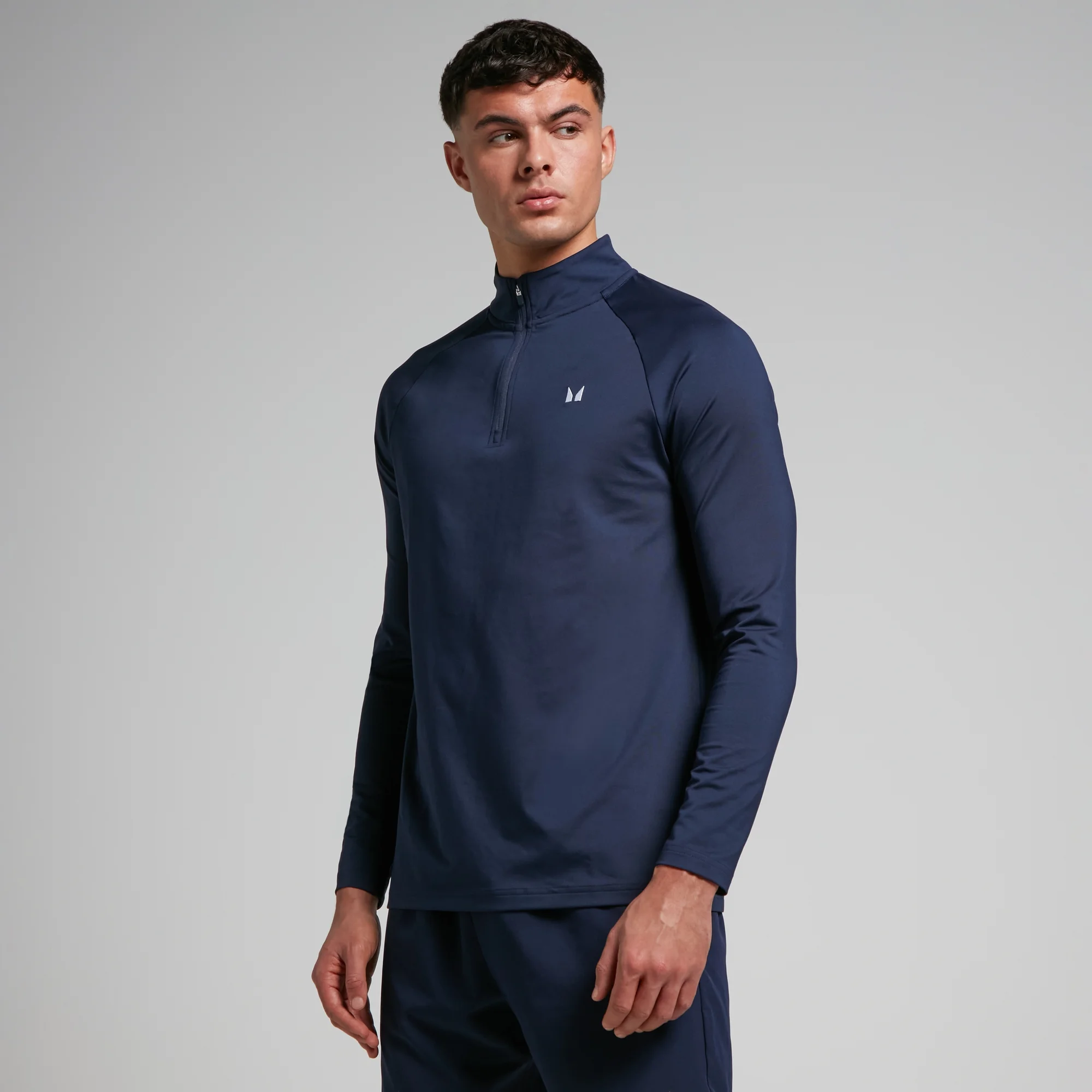 MP Men's Training 1/4 Zip - Navy - XS Image 1