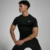 Men's Training Short Sleeve Compression T-Shirt - Black