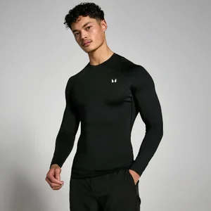 MP Men's Training Long Sleeve Baselayer - Black - Size XS