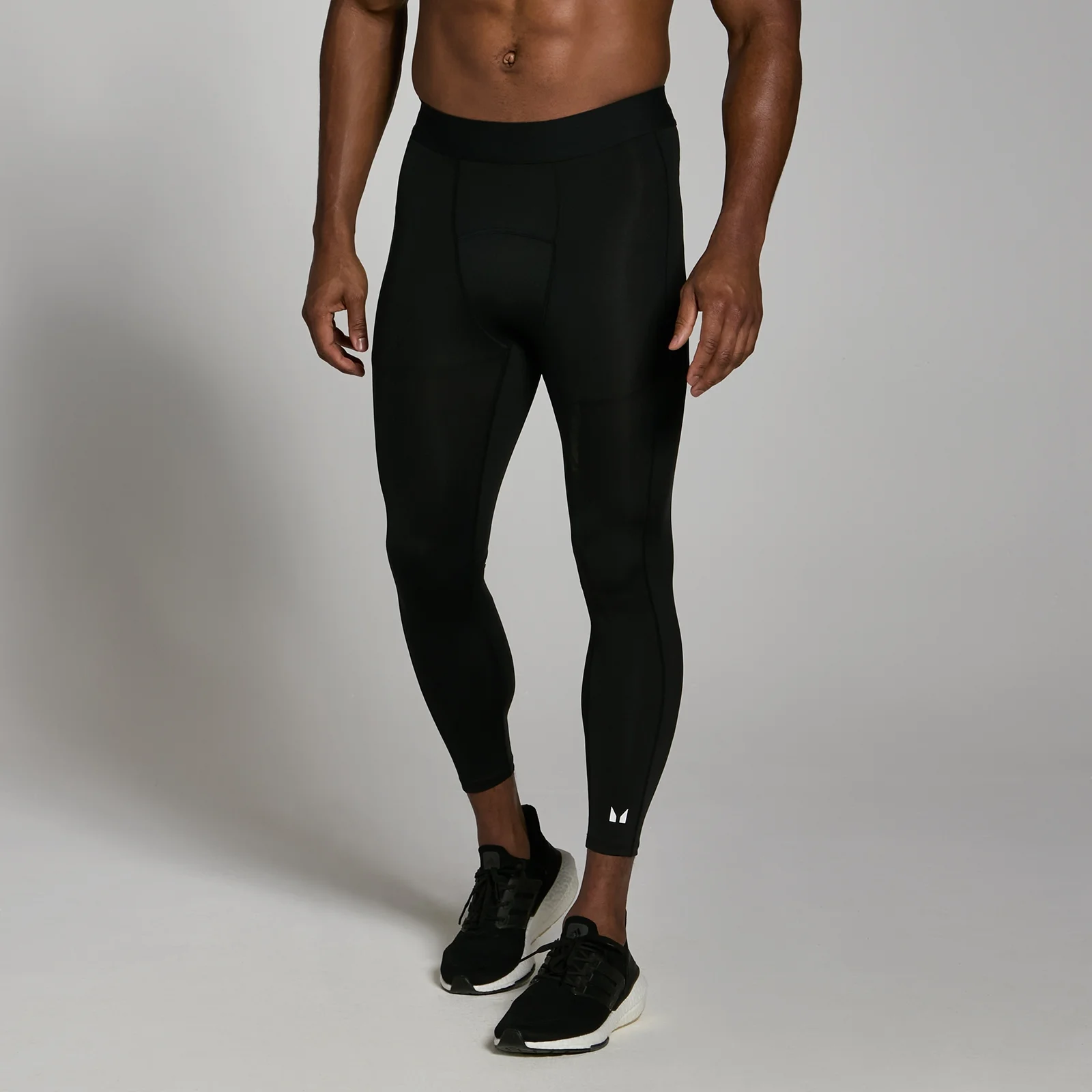 Men's Training Compression 3/4 Leggings - Black - M Image 1
