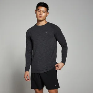 MP Men's Performance Long Sleeve Top - Black Marl - Size L