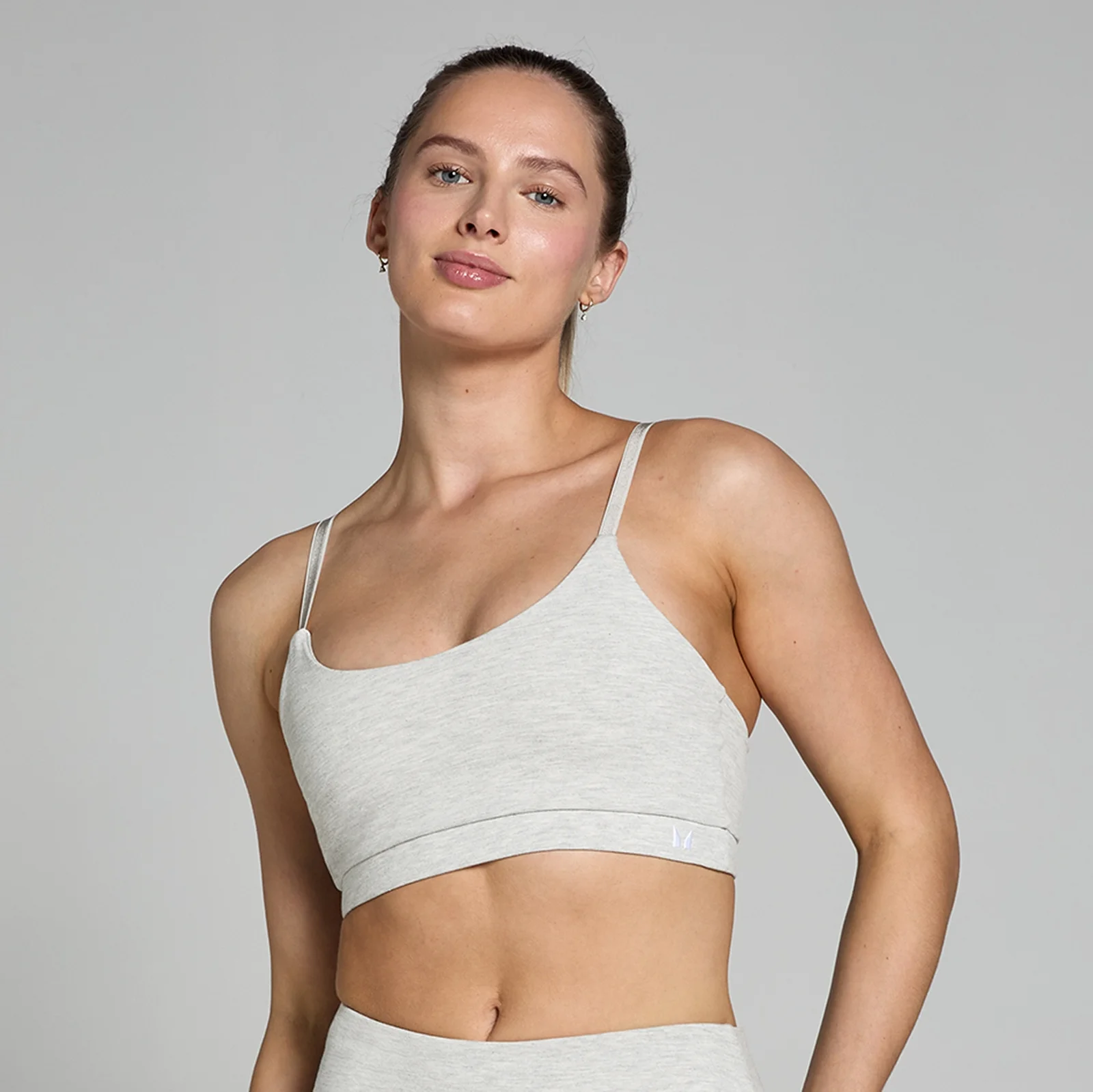 MP Women's Basics Bra - Light Grey Marl - L Image 1