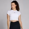 MP Women's Basics Body Fit Short Sleeve Crop T-Shirt - White