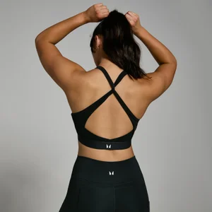 MP Women's Power Cross Back Sports Bra - Black - Size XL